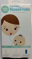 NoseFrida by Fridababy SNOTSUCKER saline kit with 10 Filters