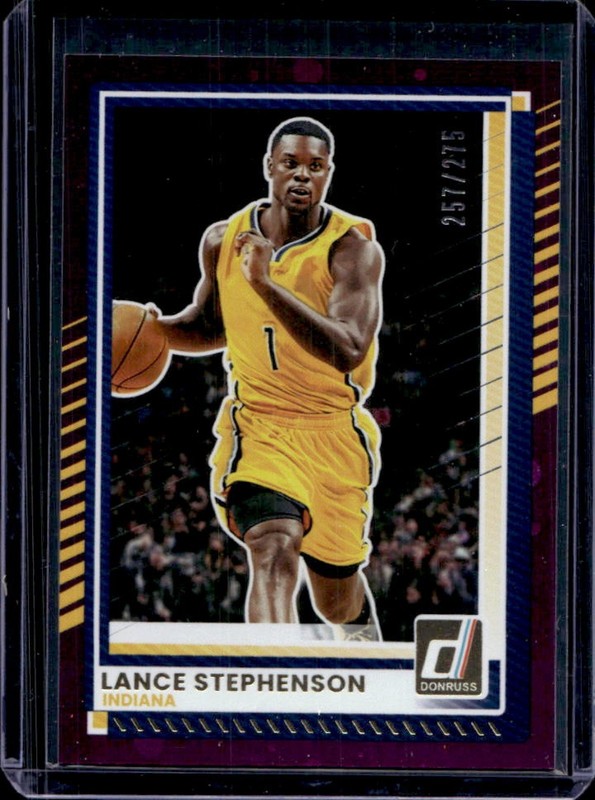 2025-26 Panini Donruss Lance Stephenson Cosmos #/275 Pacers
