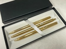 Vintage 1970s PAPERMATE Gold Pen / Pencil Set...