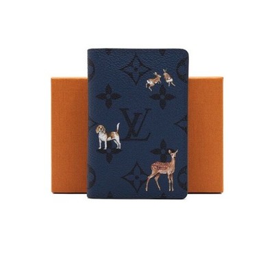 Louis Vuitton Monogram Forest Animal Pocket Organizer Wallet