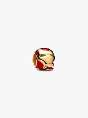 Charm Pandora Marvel Avengers Iron Man Helm 764213C01 Anhänger Gold Rot