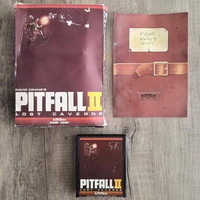 Atari 2600 | 7800   Pitfall II - Lost Caverns | Picturelabel   CIB | RAR