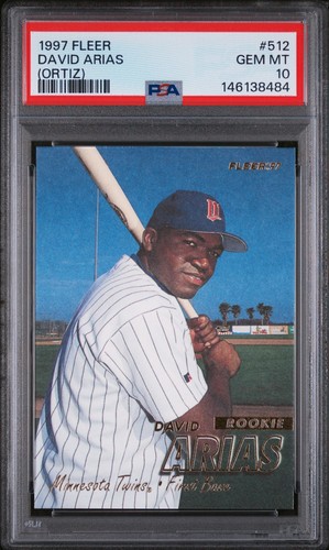 1997 Fleer David Ortiz #512 RC PSA 10