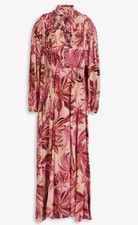 FARM Rio Floral Tapestry V Neck Maxi Dress- Missing Tag Size Large