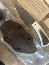 Daniel Winkler Knives Limited DW Forest Edge Elk Antler Tumbled Finish - Rare