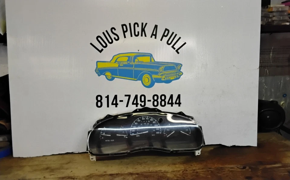 1999-2000 FORD RANGER PAINEL MEDIDOR DE INSTRUMENTOS CONJUNTO FABRICANTE DE EQUIPAMENTO ORIGINAL QUILOMETRAGEM 142173 - Imagem 3 de 4