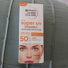Image of Garnier Ambre Solaire Super UV Vitamin C Anti-Dark Spots Fluid SPF 50 