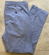 IZOD Straight Fit Mens Blue Pants 38x34