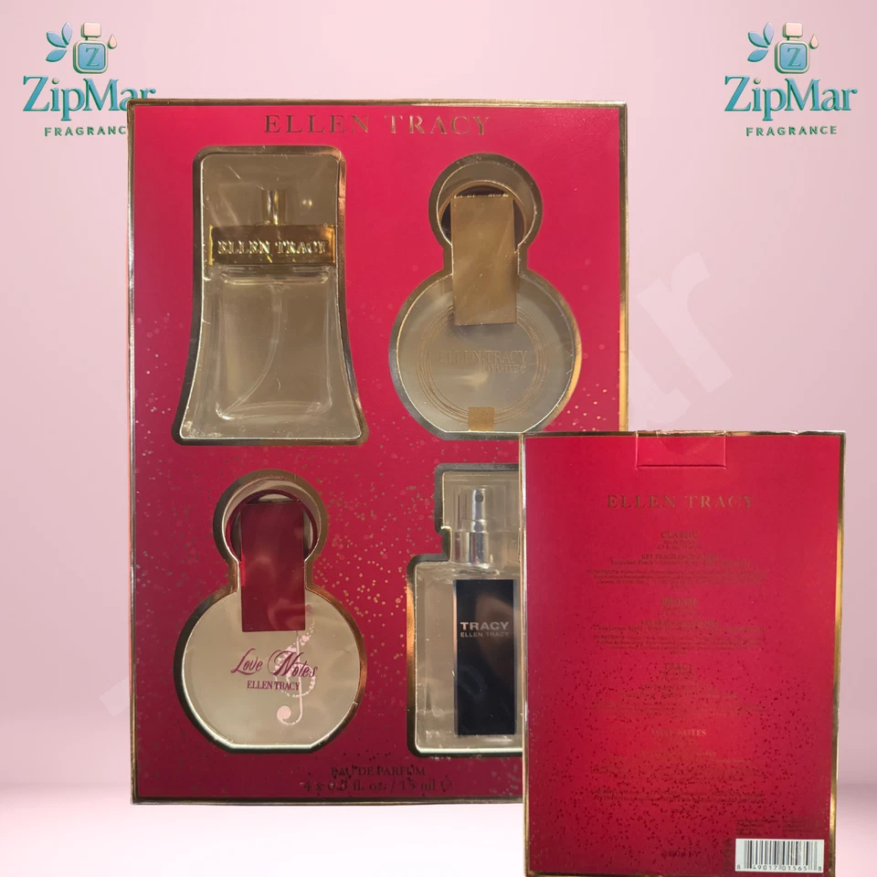 Nuevo Juego de Regalo Clásico Signature Coffret Ellen Tracy Eau de Parfum Spray 4x0.25.oz Foto 4 de 4