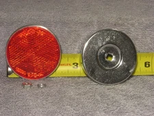 NEW SCHWINN REFLECTOR & 2¼" MIDDLEWEIGHT BEZEL BICYCLE FENDER RED GULCO 22 6-Pie