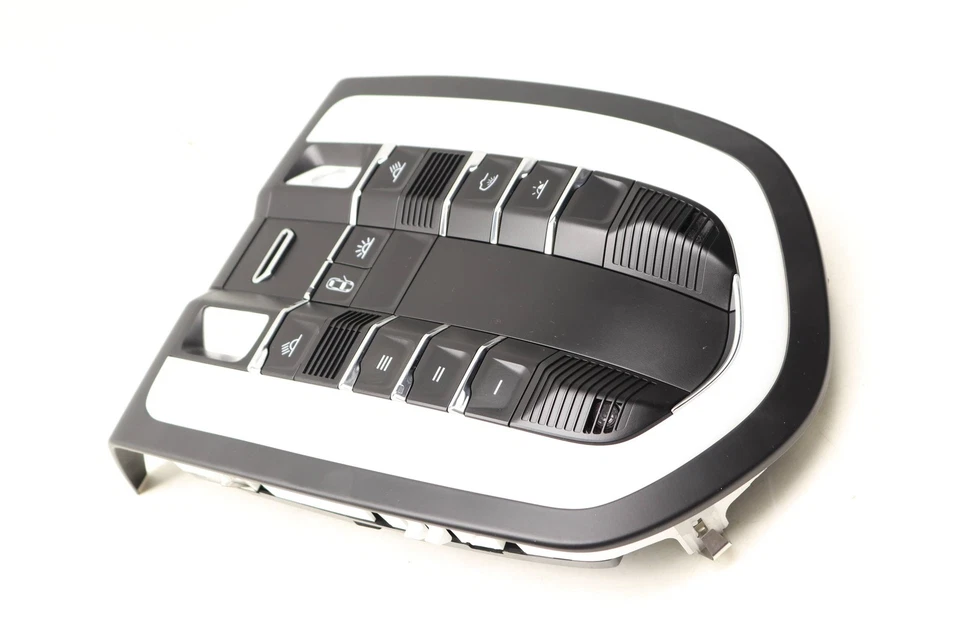 14-16 PORSCHE PANAMERA - Front Overhead Console / DOME Light / Switch Assembly - Image 2 of 4
