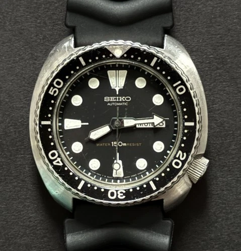 Vintage Seiko 6309-7049 Turtle Diver Watch 150M Automatic Serviced