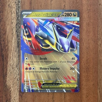 Pokémon TCG Mega Latias Ex Mega Evolutions 100/132 Double Rare NM Card