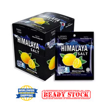 12 Pack of HIMALAYA SALT Sport Mint Candy Extra Cool LEMON