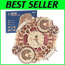 Unique Gift: 3D Wooden Zodiac Clock Puzzle Kit - Perfect for Puzzle Lovers
