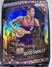 2025 Panini Prizm WNBA Satou Sabally #4 Phoenix Mercury WNBA Logo Prizm