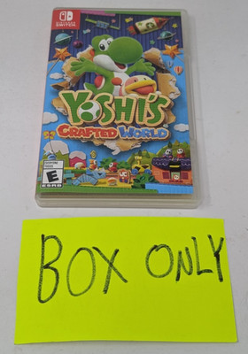 CASE ONLY Yoshi's Crafted World  - Nintendo Switch - EMPTY CASE ONLY