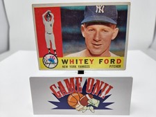 1960 Topps Baseball #35 Whitey Ford HOF Fair Condition sc