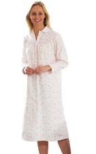 Ladies Womens Champion Blue Sea Wyncette Cotton Nightdress Sleepwear Nightwear