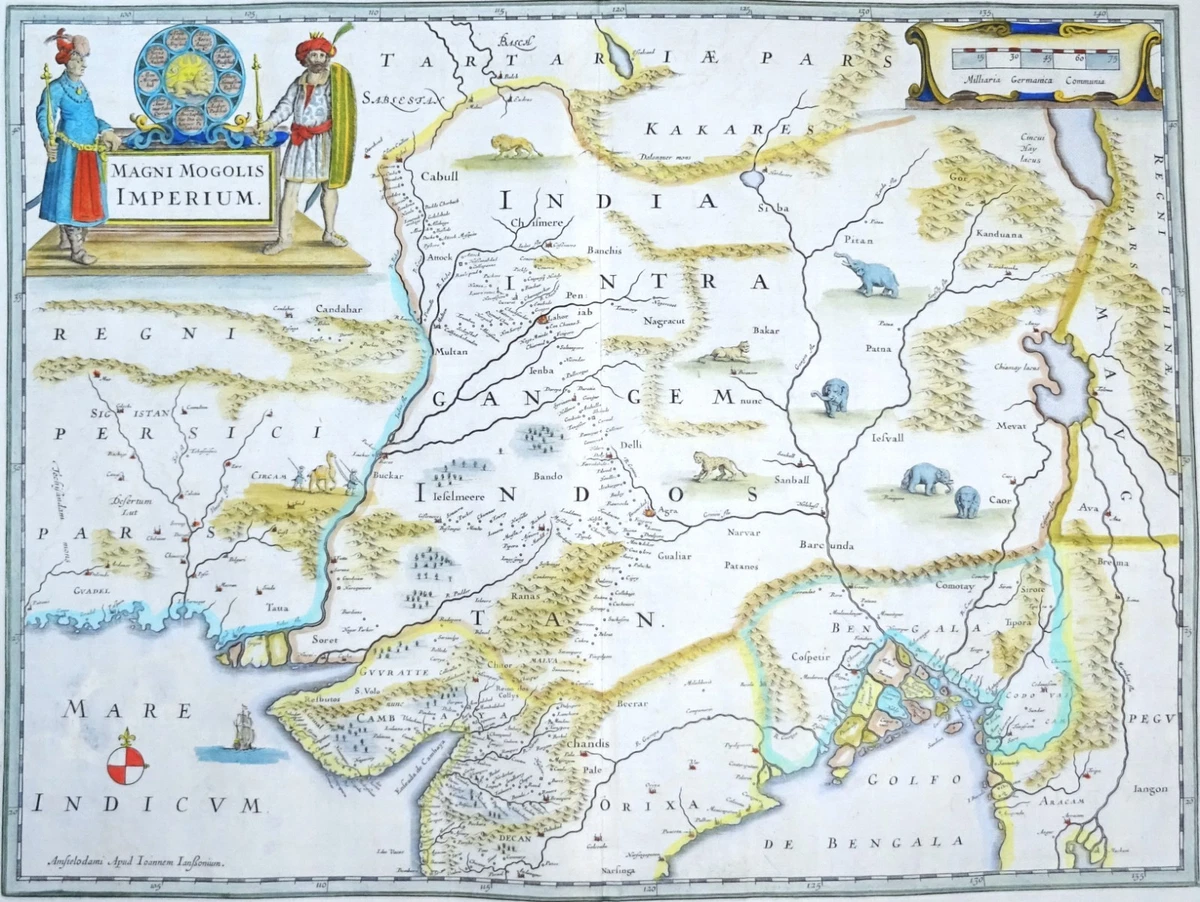 Preços baixos em Índia Antigo Original Atlas Antigos da Ásia 1600