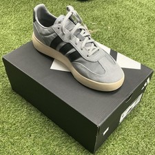adidas Barreda Decode Men's Gray Black Suede Canvas Sneaker Size 9 JR3518