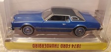 Greenlight Showroom Floor 1974 FORD THUNDERBIRD, Series 6, Blue,OPS! ERROR PRINT