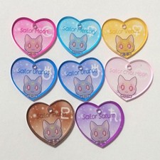 Sailor Moon Luna Heart Acrylic Keyholder Set of 8 Store Exclusive
