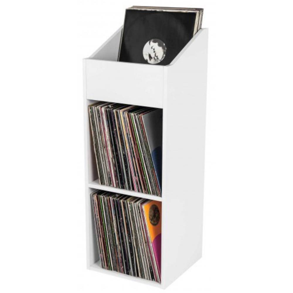 Glorious DJ Record Rack 330 meuble de rangement pour vinyles en MDF noir
