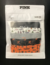 Victoria's Secret Women's 5-Pack Cotton Ckeeky Panties XS Halloween Theme
