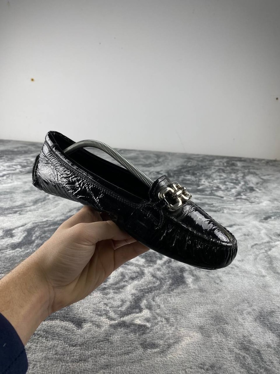 5/25迄の出品 PRADA ローファー 38 Vintage Prada Patent Leather Loafer Women Size 38.5 Black | eBay