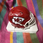 Patrick Mahomes Kansas City Chiefs Autographed Riddell Mini-Helmet COA