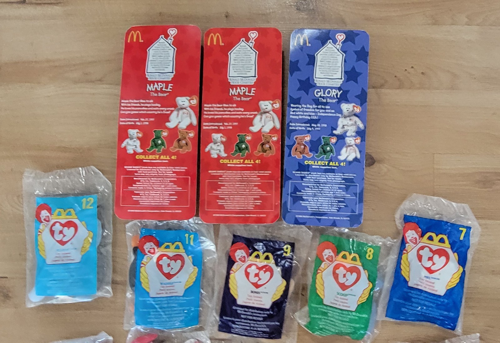 Ty 48 Piece Lot: Beanie Babies, Teenie Beanies, Bears Millennium Valentino Glory thumbnail 7