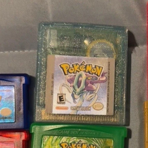 Pokemon Crystal Cristal Gameboy Color Original Japonés Gbc Pokemon Crystal Cristal Gameboy Color Original Japonés Gbc