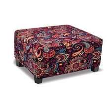 Ottoman Cover Rectangle M Length:29-34",Width:20-26",Height:15-18" Flower E