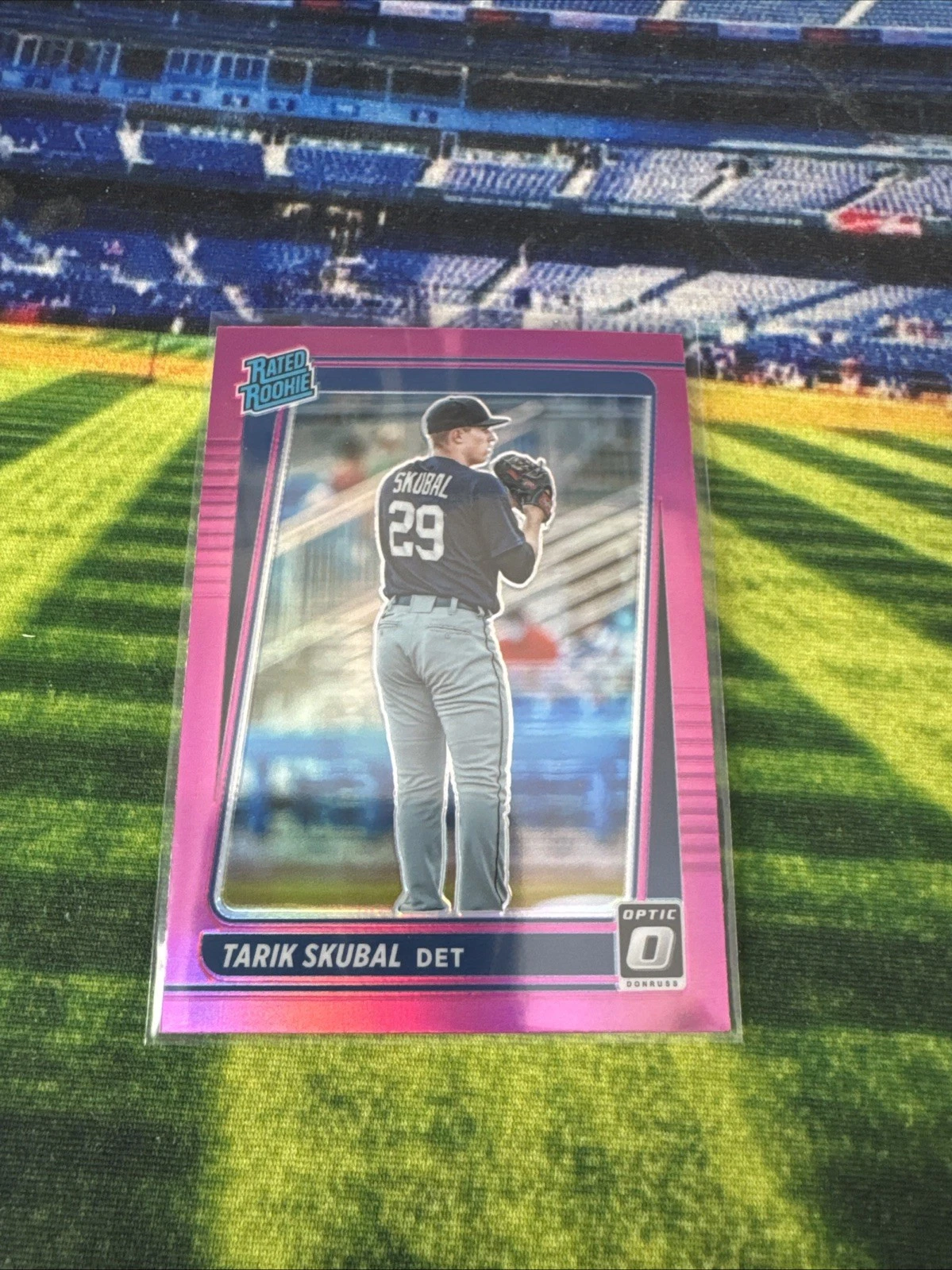 🔥2021 Panini Donruss Optic - Rated Rookie Tarik Skubal #79 Pink Prizm Tigers