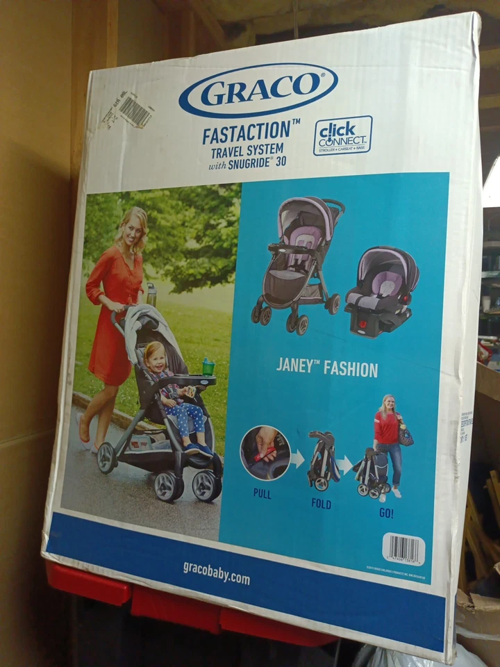 Graco Fastaction Travel System With Snugride 30 - Image 2 of 4