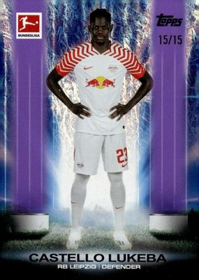 CASTELLO LUKEBA 2023-24 Topps Bundesliga Jade Ultrabeam /15 Purple #UB ID:165471