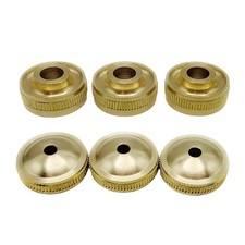 3x Alto and Tenor Horn Valve Caps Long Term Use Solid Brass Instrument Parts