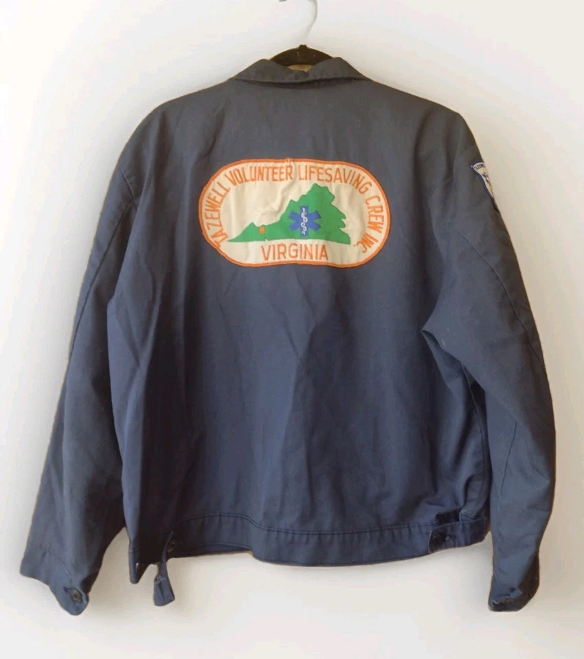 Chaqueta de Instructor EMT de Colección 1978 Tazewell VA Cremallera Forro Acolchado EE. UU. 48-RG Foto 3 de 4