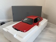 Concessionario Minichamps BMW M3 E30 versione stradale rosso 1:18 confezione originale