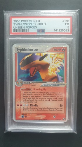 Typhlosion ex graded PSA 5 for sale on eBay