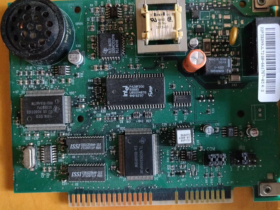 Vintage 1995 US Robotics Sportster Model 0460 8 Bit 56K ISA Internal Modem Card - Image 3 of 4