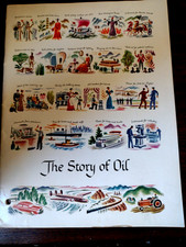 Vintage The Story of Oil Booklet Magazine 1950s by Standard Oil Co
