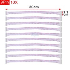10pcs JST-XH2.54mm Pitch Connector Cable 9 Pin Female to Female 30cm