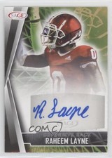 2022 SAGE Low Series Auto Black Raheem Layne #A-RL Auto 0q1p