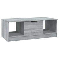 Couchtisch Grau Sonoma 102X50X36 Cm Holzwerkstoff