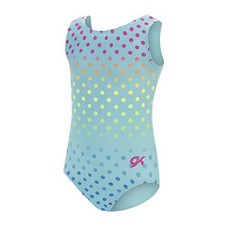 Stars Gymnastics  Dance Leotard for Girls and CL Girls 10 Polka Dot Party