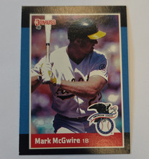 Donruss 1988 All-Stars Mark McGwire #19 Oakland Athletics MLB Baseball