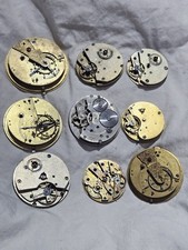 Fusee & Swiss Pocket Watch Movements. Spares Repairs.