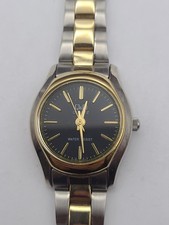 Q Q By Citizen Analog Quartz Women Watch Two Tone New Battery Working